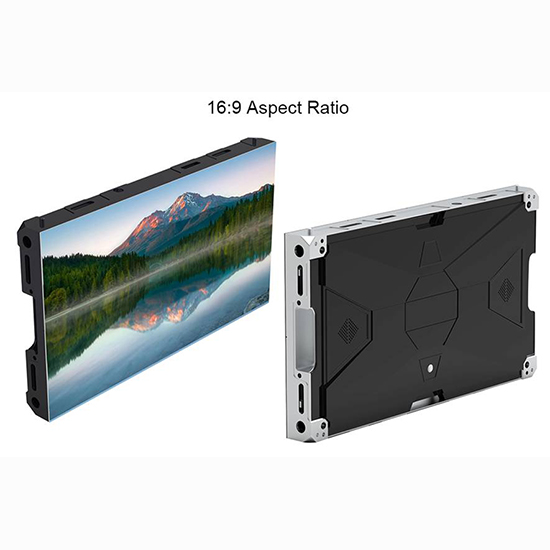 LSA sērijas iekštelpu HD 4K un 2k LED televizors ar priekšējā servisa paneļa 16: 9 proporciju maza pikseļa piksa LED video sienas displejs