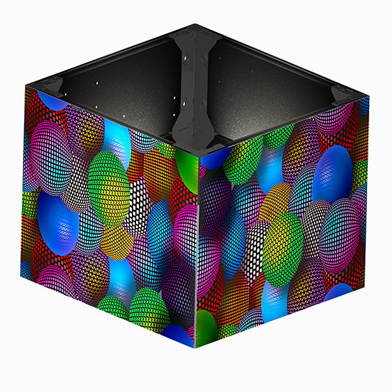 Front Service 90 grādu LED panelis Squre Column LED displejam